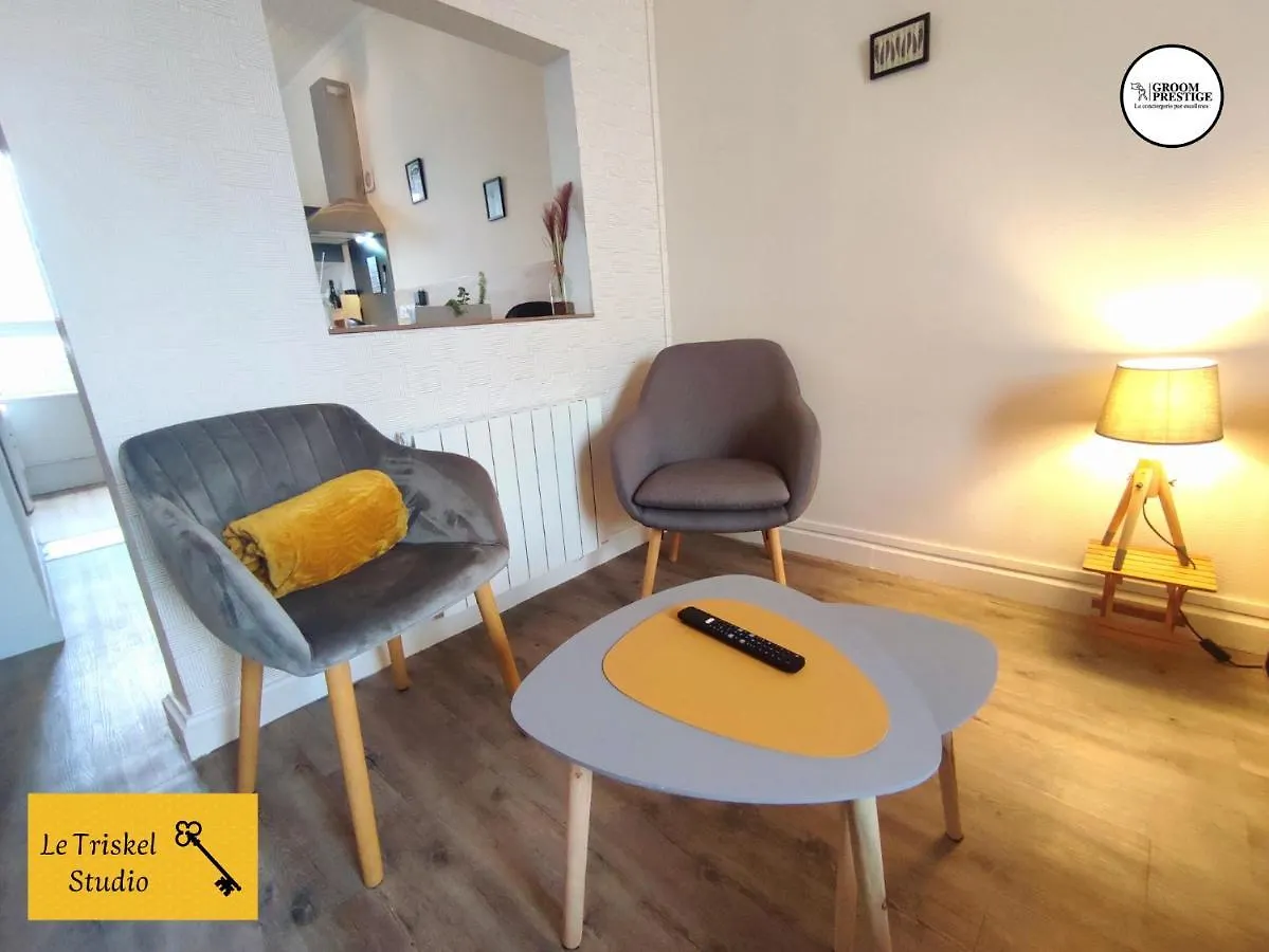 Le Triskel Studio - Un Chez Soi Proche De La Gare Apartment Saint-Brieuc 0*,
