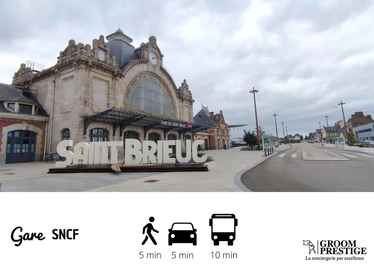 Le Triskel Studio - Un Chez Soi Proche De La Gare Apartment Saint-Brieuc