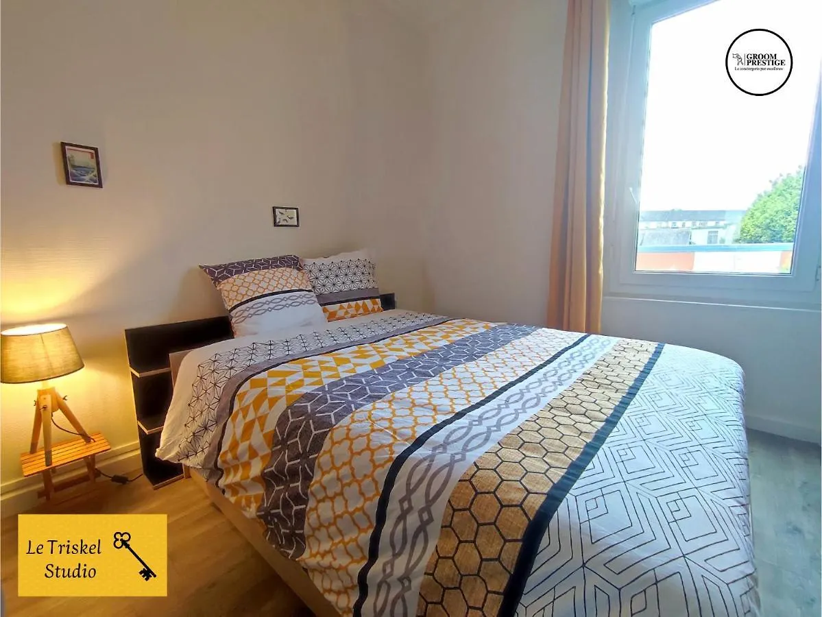 Le Triskel Studio - Un Chez Soi Proche De La Gare Apartment Saint-Brieuc 0*,  France